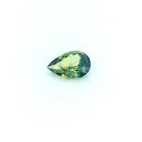 0.41 ct Pear Green Natural Sapphire