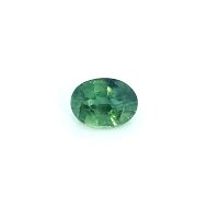 0.79 ct Oval Green Natural Sapphire