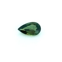 0.69 ct Pear Green Natural Sapphire