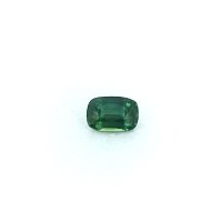 0.66 ct Cushion Green Natural Sapphire