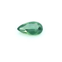 0.75 ct Pear Green Natural Sapphire