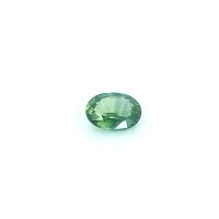 0.77 ct Oval Green Natural Sapphire