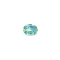 0.73 ct Oval Green Natural Sapphire