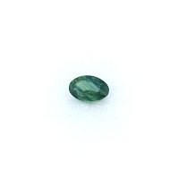 0.53 ct Oval Green Natural Sapphire