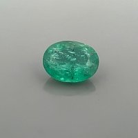 4.91 ct Oval Green Natural Emerald