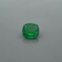 3.04 ct Cushion Green Natural Emerald