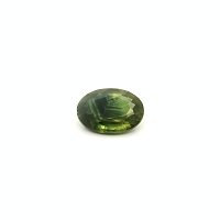 0.88 ct Oval Green Natural Sapphire