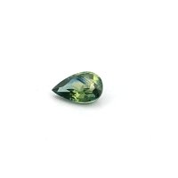 0.82 ct Pear Green Natural Sapphire