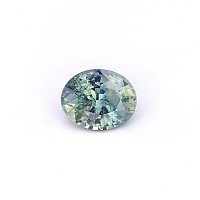 0.95 ct Oval Green Natural Sapphire