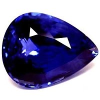 24.65 ct Pear Blue Natural Sapphire