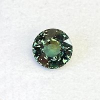 2.03 ct Round Green Natural Sapphire