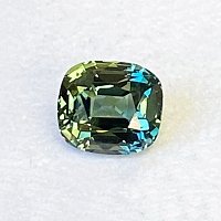 2.02 ct Cushion Green Natural Sapphire