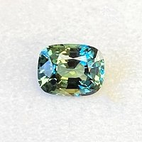 2.00 ct Cushion Green Natural Sapphire