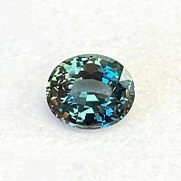 2.08 ct Oval Green Natural Sapphire