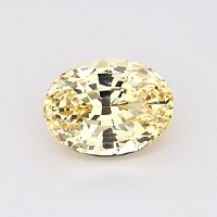 3.08 ct Oval Yellow Natural Sapphire