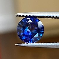 1.81 ct Round Blue Natural Sapphire