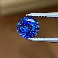 1.31 ct Round Blue Natural Sapphire