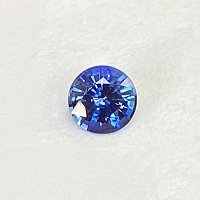 1.37 ct Round Blue Natural Sapphire