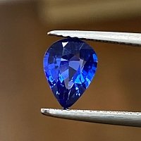 1.24 ct Pear Blue Natural Sapphire