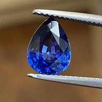 2.04 ct Pear Blue Natural Sapphire