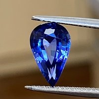 2.42 ct Pear Blue Natural Sapphire