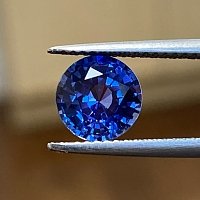 2.02 ct Round Blue Natural Sapphire