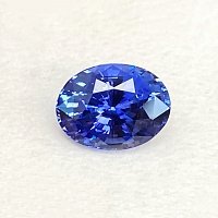 3.91 ct Oval Blue Natural Sapphire