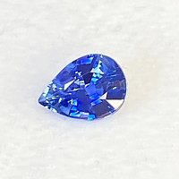 0.75 ct Pear Blue Natural Sapphire