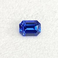 0.96 ct Emerald Blue Natural Sapphire
