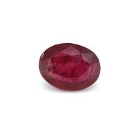 3.93 ct Oval Red Natural Ruby