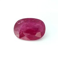 7.58 ct Oval Red Natural Ruby