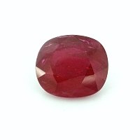 9.51 ct Cushion Red Natural Ruby