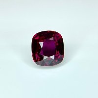 4.11 ct Cushion Red Natural Ruby