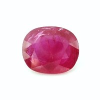 9.80 ct Cushion Red Natural Ruby