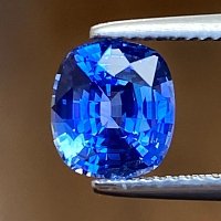 3.10 ct Cushion Blue Natural Sapphire