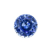 2.25 ct Round Blue Natural Sapphire