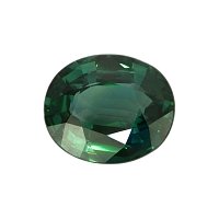 7.12 ct Oval Green Natural Sapphire