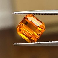 3.27 ct Emerald Orange Natural Sapphire