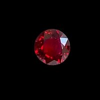 1.50 ct Round Red Natural Ruby