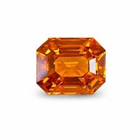 5.05 ct Emerald Orange Natural Sapphire