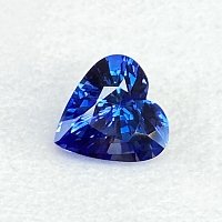 3.12 ct Heart Blue Natural Sapphire