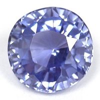 1.44 ct Round Blue Natural Sapphire