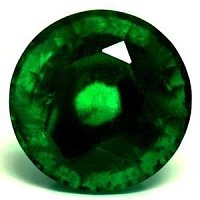 1.49 ct Round Green Natural Emerald