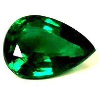 1.73 ct Pear Green Natural Emerald