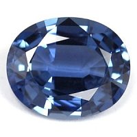 3.08 ct Oval Blue Natural Sapphire