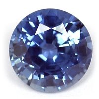 2.13 ct Round Blue Natural Sapphire