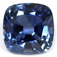 3.83 ct Cushion Blue Natural Sapphire