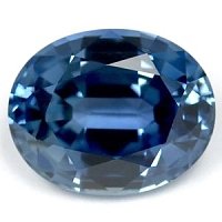 3.62 ct Oval Blue Natural Sapphire