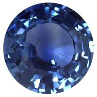 3.43 ct Round Blue Natural Sapphire