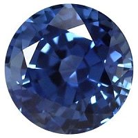 3.06 ct Round Blue Natural Sapphire